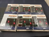 6 packs of SYLVANIA Vintage style Bulbs Red/Green in color