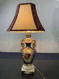 Unique Limoges Vase Style Lamp w/ shade