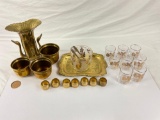 collection of various glass ware and home decor, 22ct
