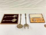 lot of vintage home decor and kitchen utensils, 5ct