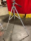 Velbon tripod with adjustable head and built in foot.