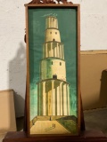 Framed Reproduction of The Great Tower by Giorgio De Chirico