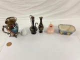Collection of assorted jug, containers and bowls. 6ct