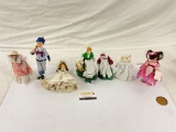 Collection of AVON and Madame Alexander porcelain dolls, 7ct