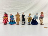 Collection of AVON porcelain dolls, 7ct