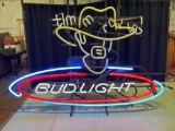 BUD LIGHT / Tim McGraw neon sign.