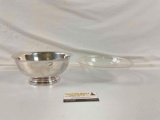 GORHAM Silver Plated 8in Footed Bowl and Liner, Marked #YC780