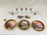 Collection of THOMAS KINKADE dishes, 11ct