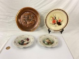 Collection of different commemorative plates, 4ct