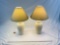 Pair of Matching Ceramic Table Lamps, tested and working