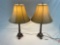 Pair of Vintage Table Lamps, Tested and Working