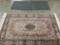 Lot of two Authentic vintage area rugs and hallway rug.