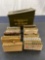 Large lot of .30 cal ammunition, .30 cal brass in a matching ammo can