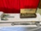 Lot of miscellaneous tools Boat anchor with Armstrong Bros. stock and dies.
