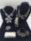 Large Lot of Rhinestone Jewelry - 5 Pieces Total