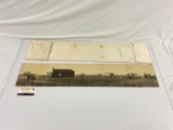 Antique panoramic photograph of Hollister, Oklahoma 1910