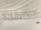 Small assortment of Crystal glassware from multiple brands, 15ct