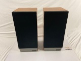 Pair of MISSION Model 737R Renaissance Speakers with Grilles but Stands are missing