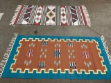 Set of two Authentic floor rugs from India.