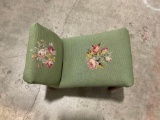 Rare needle point gout stool.