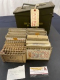.30 cal 62 Match Brass including the ammo can