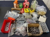 Massive lot of Ammo Reloading Supplies, Rifle sized bullet tips, .32 bullets, Gas Checks, 7mm tips