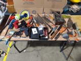 Large Lot of Miscellaneous Tools - Chisels, files, soldering gun and more