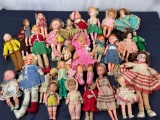 Large Lot of Vintage/Mid Century Dolls 30 included.