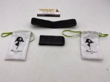 Pair of new Robert Graham Leather Money Clips w/ pouches