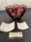 LENOX & DISNEY Numbered Limited Edition 016/150 Etched Cranberry Bowl