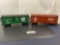 USA Trains R1923 SR&RL Box Car & Union Pacific UP197410 Boxcars Model G-Scale