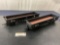 Pair of Aristo-Craft 41007 G Scale Jersey Central Lines Gondola Train Cars