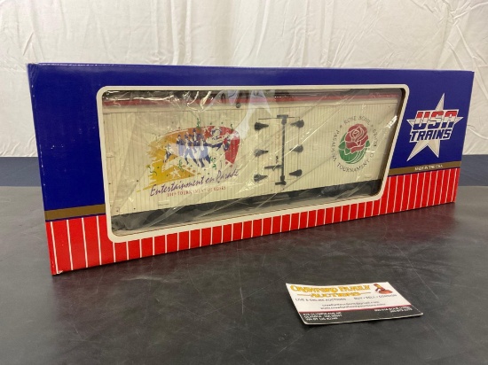 USA TRAINS 104th Tournament of Roses Boxcar Model G Scale