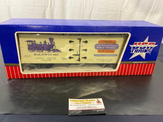 USA TRAINS 15th National Garden Railway Convention Boxcar Model G-scale