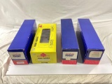 Collection of empty USA Trains and Aristocraft boxes, see description, 4ct
