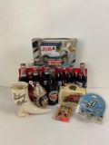 Collectibles lot - Coke bottles incl. Tacoma Dome '83, Olympics 92' + die cast coin bank & more