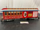 BACHMANN Emmett Kelly Jr. All Star Circus Model Train Car G - Scale