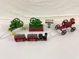 Collection of die-cast model industrial/farming equipment, 6ct