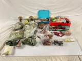 Large assortment of different train modeling accessories