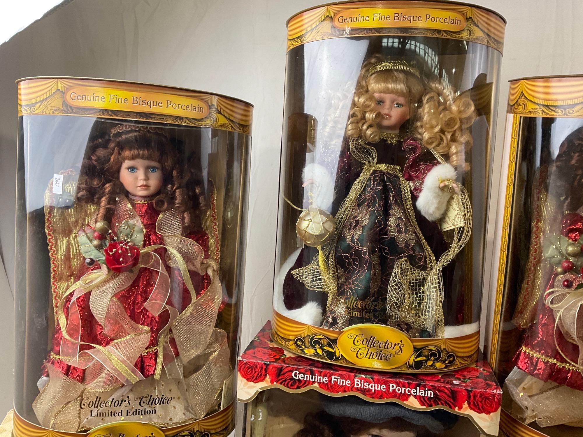 Collectors choice limited edition bisque cheap porcelain dolls