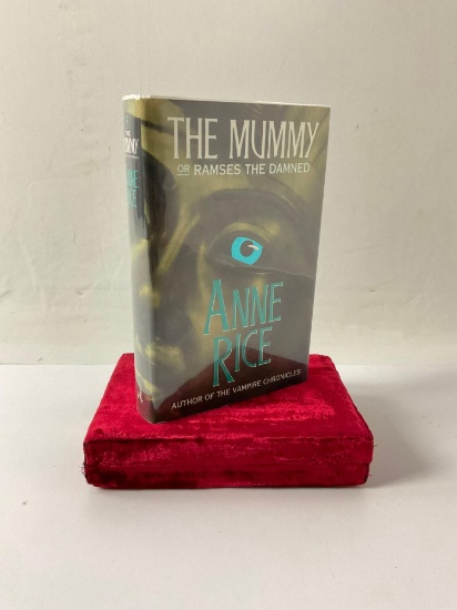 Anne Rice The Mummy signed first edition hardcopy book