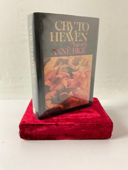 Anne Rice Cry to Heaven signed first edition hardcover book