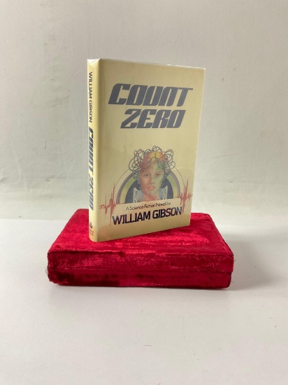 William Gibson Count Zero Signed First Edition hardcover book, USA print