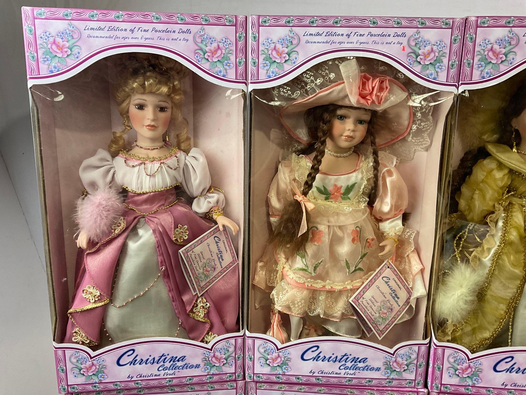 10 Vintage Limited Edition Porcelain Dolls by | Proxibid