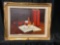 Vintage Oil on Canvas still life signed by artist Jo Holing