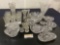 Selection of Crystal/Cut Glass, Servingware, Dishes, Vases, Trays, Star and Pinwheel