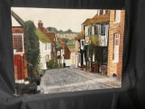 Vintage Original Oil/Acrylic on Canvas of the Mermaid Inn - Rye, England