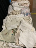 Large Lot of Vintage / Antique Linens and Lace