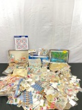Massive Unresearched stamp collection w/ thousands of loose stamps, stamp sheets, sets and more