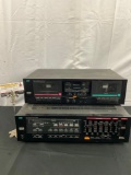 Vintage MCS 3872 Integrated Stereo Amp & 3595 Stereo Cassette Deck in good cond